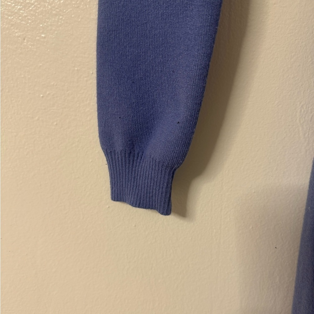 Lulus Back to Bliss Denim Blue Long Sleeve Backless Sweater Dress - Picture 6 of 9